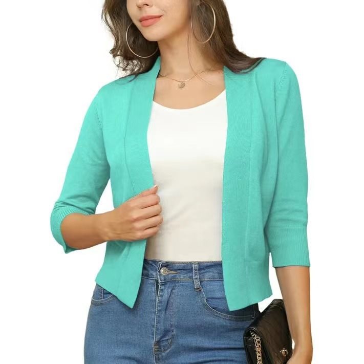 Celestine | Women's Open Front 3/4 Sleeve Cardigan