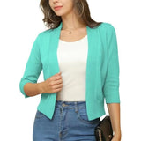 Celestine | Women's Open Front 3/4 Sleeve Cardigan