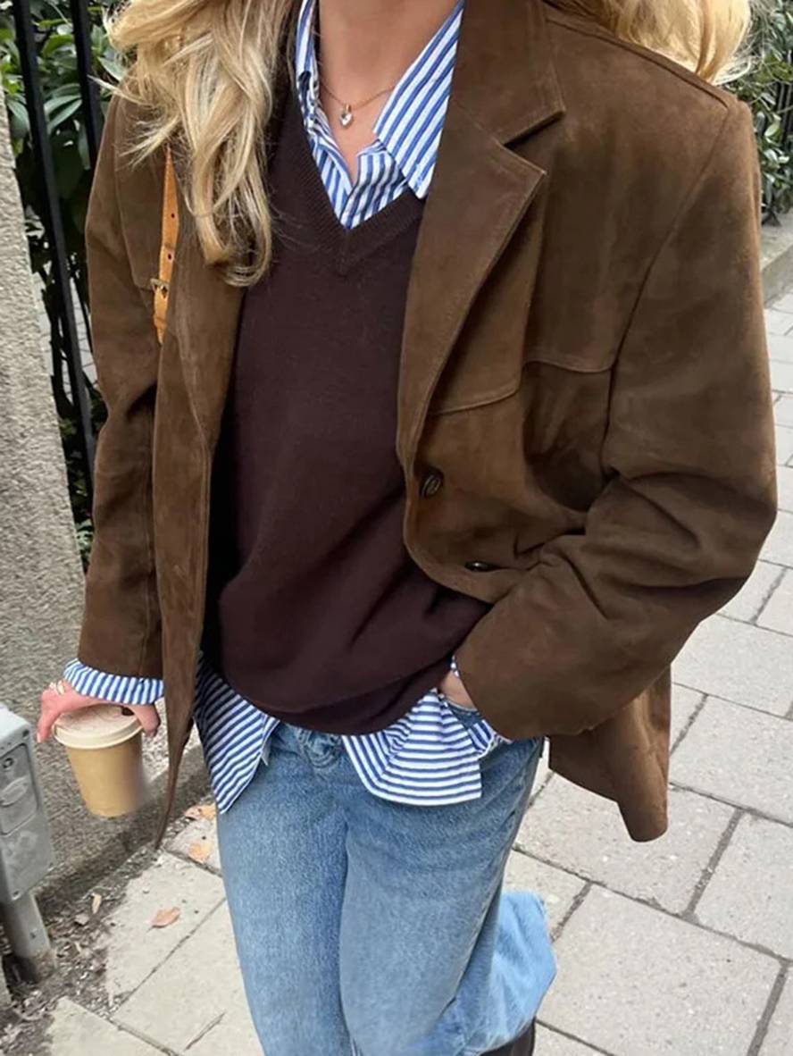 Celinda | Women's Tailored Button Blazer Jacket