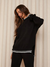 Celine | Women's Oversized Sweater Wide Leg Lounge Set