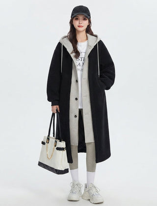 Women’s Hooded Teddy Overcoat