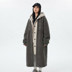 Women’s Hooded Teddy Overcoat