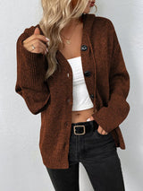 Clementine | Women's Hooded Button Front Cardigan
