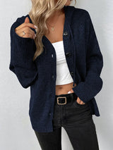 Clementine | Women's Hooded Button Front Cardigan