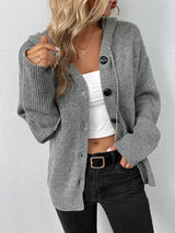 Clementine | Women's Hooded Button Front Cardigan