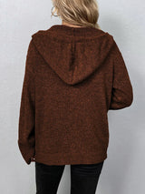 Clementine | Women's Hooded Button Front Cardigan