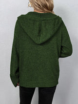 Clementine | Women's Hooded Button Front Cardigan