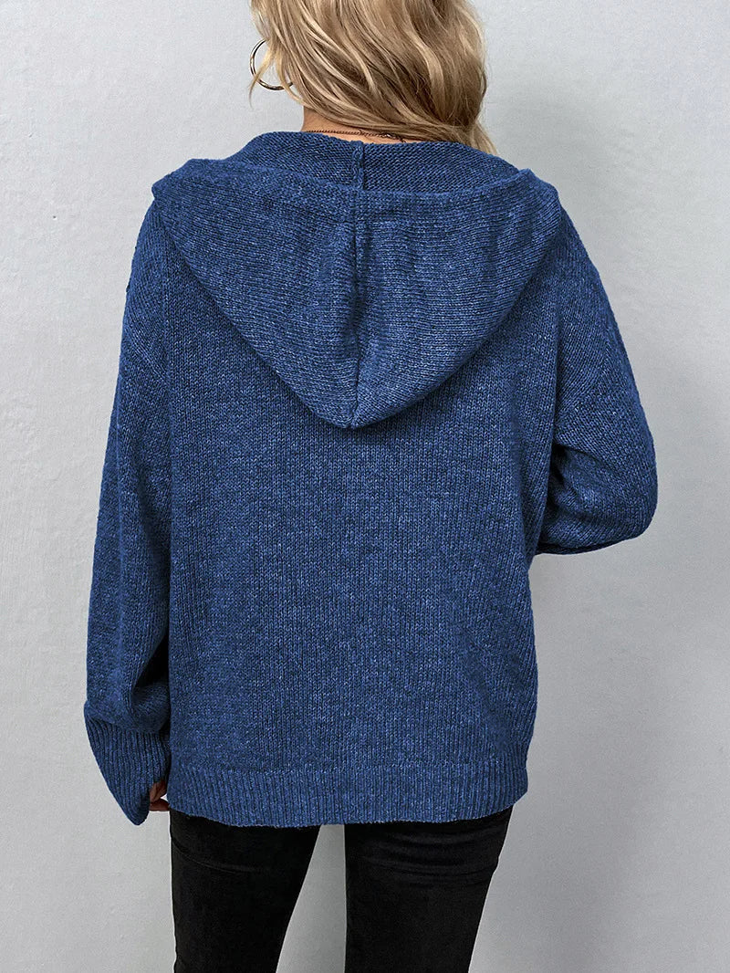 Clementine | Women's Hooded Button Front Cardigan