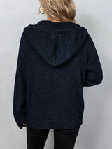 Clementine | Women's Hooded Button Front Cardigan