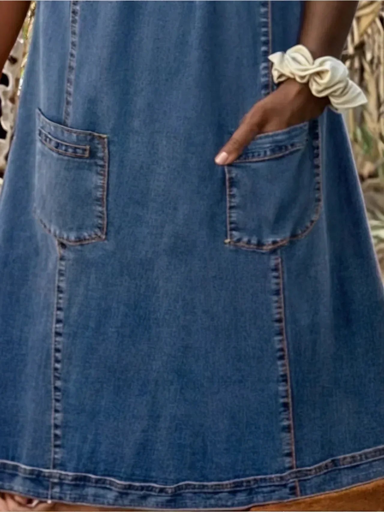 Zinnia™ | Soft Denim Dress