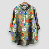 Geraldine™ | Women's Shirt with Dog Print