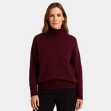 Delilah | Women's Turtleneck Long Sleeve Sweater