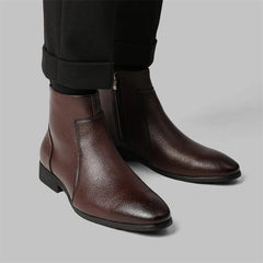 Mercer Zip Leather Men's Boots - detail image 7