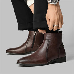 Mercer Zip Leather Men's Boots - detail image 3