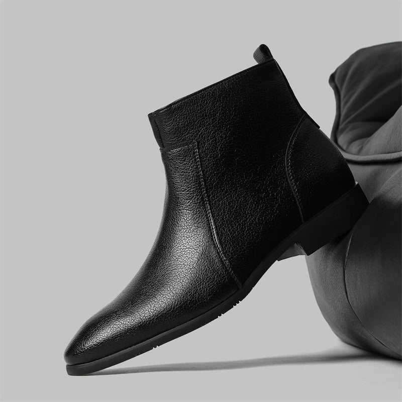 Mercer Zip Leather Men's Boots - detail image 14