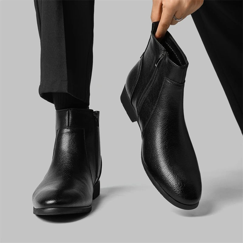 Mercer Zip Leather Men's Boots - detail image 13