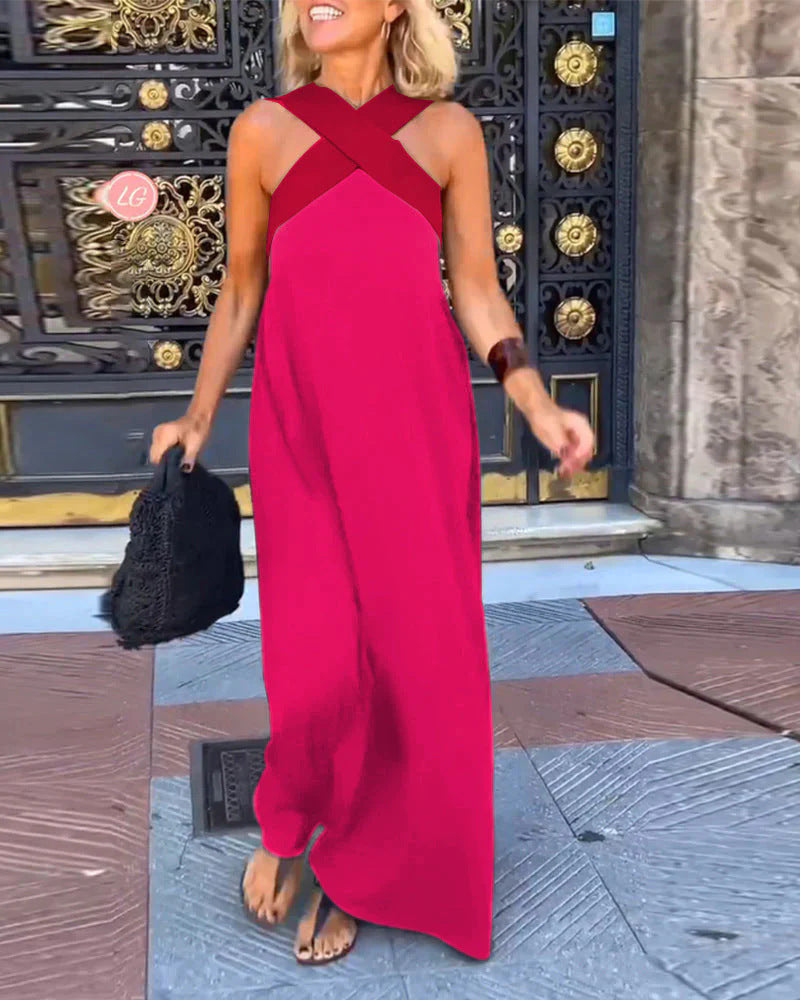 Aimee™ | Breathable Comfortable Crossed Maxi Dress