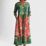 Celestine | Maxi dress with vintage floral print
