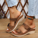 Delor™ | Floral Wedge Slides