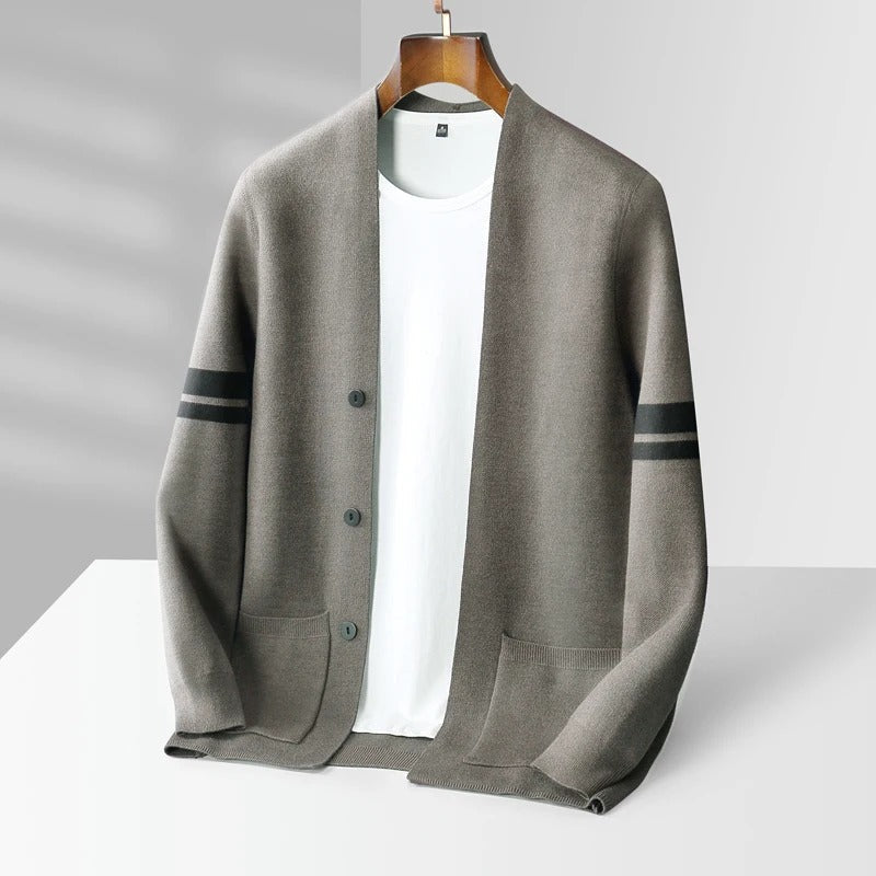 Giancarlo Men's Cardigan - Brown