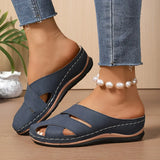 Ella™ | Stylish Round Toe Platform Wedge Sandals