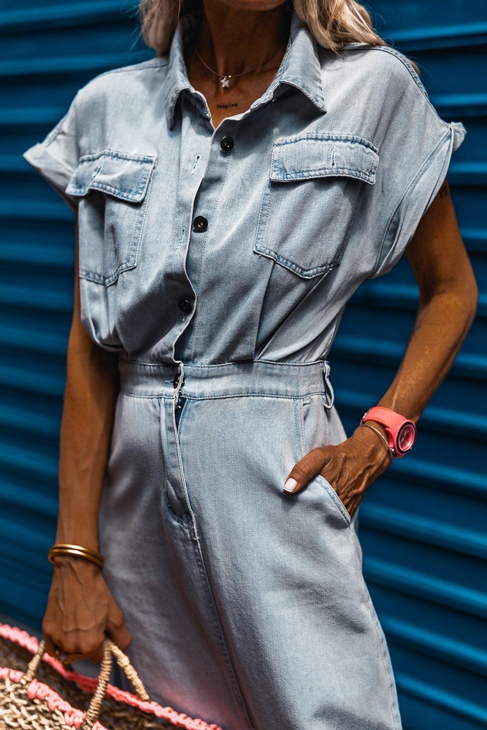 Zaylee™ | Elegant Denim Dress