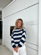 Esperanza | Women's Striped Long Sleeve Sweater
