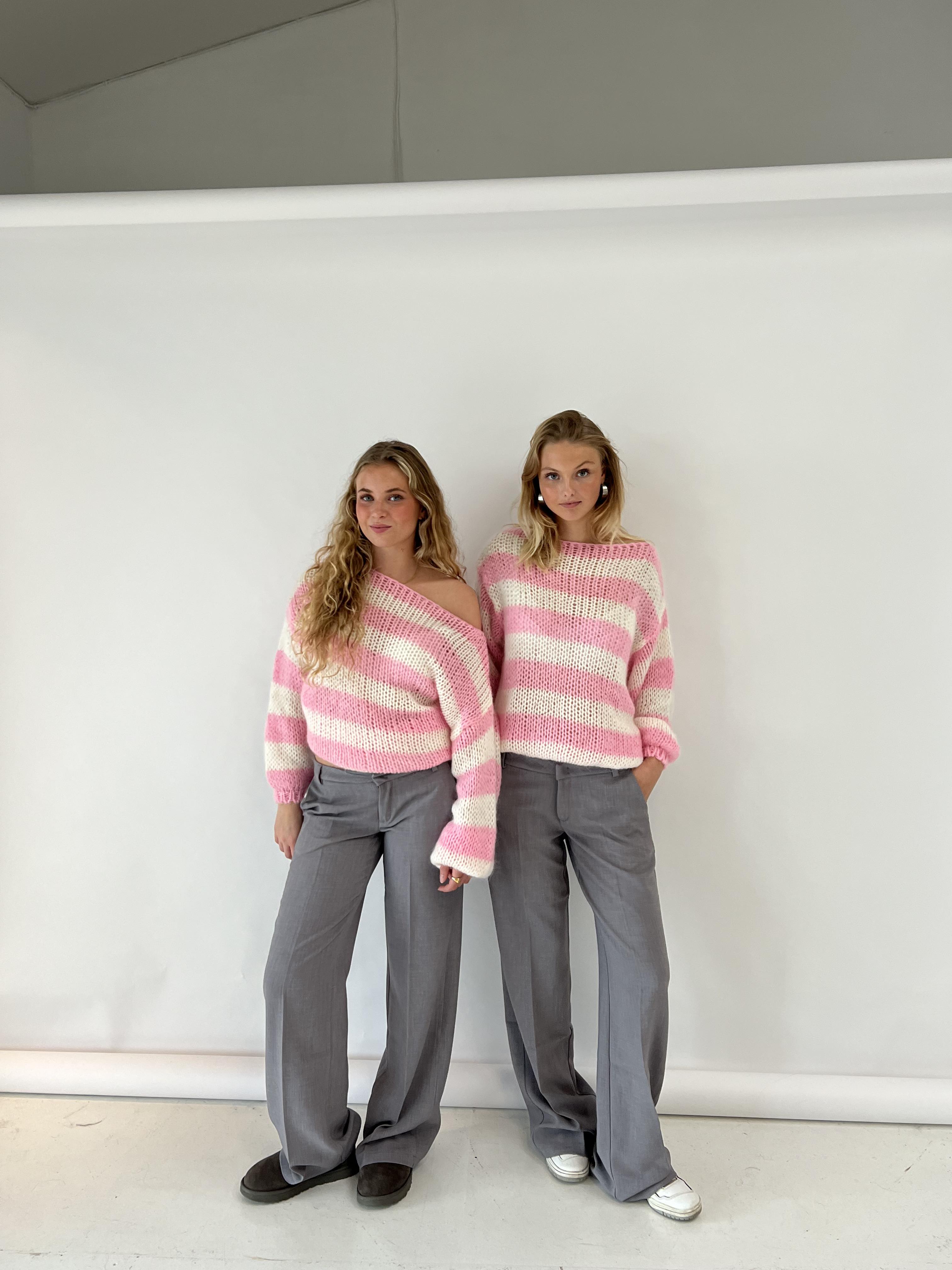 Esperanza | Women's Striped Long Sleeve Sweater