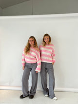 Esperanza | Women's Striped Long Sleeve Sweater