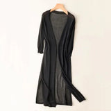 Eudora | Women's Long Open Front Cardigan