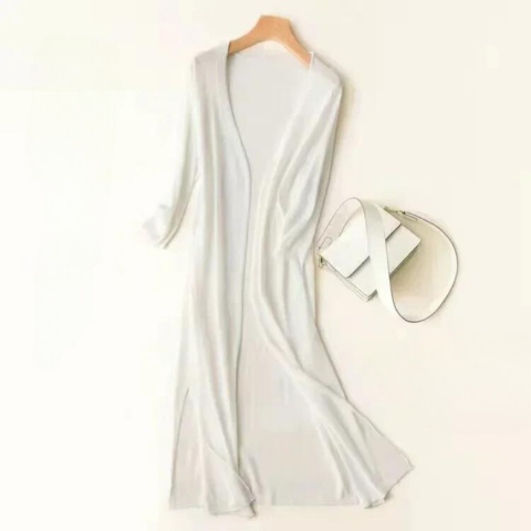 Eudora | Women's Long Open Front Cardigan