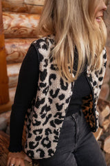 Evadne | Women's Leopard Print Sleeveless Vest