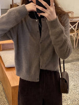 Evangeline | Women's V-Neck Button Cardigan