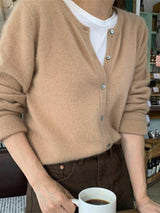 Evangeline | Women's V-Neck Button Cardigan