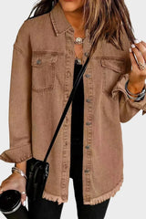 Evelyn | Women's Collared Long Sleeve Overshirt