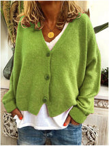 Felicity | Women's Button Front V-Neck Cardigan