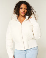 Fernanda | Women's Cropped Hooded Puffer Jacket