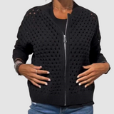 Fiona | Women's Zip Front Open Knit Cardigan