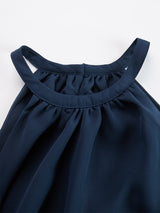 Fleur | Women's Halter Neck Wide Leg Two Piece Set
