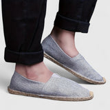 Cali | Women's Slip-On Espadrille Flats Linen Jute Sole