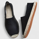 Cali | Women's Slip-On Espadrille Flats Linen Jute Sole