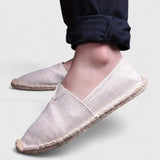Cali | Women's Slip-On Espadrille Flats Linen Jute Sole