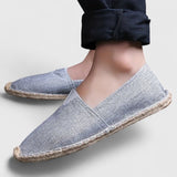 Cali | Women's Slip-On Espadrille Flats Linen Jute Sole