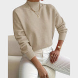 Francesca | Women's Mock Neck Long Sleeve Sweater