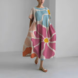 Claire | Bohemian Floral Print Dress