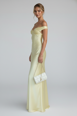 Hadley | Women's Off Shoulder Evening Maxi Dress