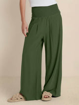 Petra | Women's Wide Leg Pants High Waist Smocked Palazzo Trousers