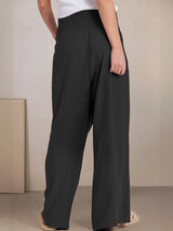 Petra | Women's Wide Leg Pants High Waist Smocked Palazzo Trousers
