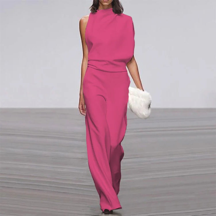 Reyna | Women's Sleeveless Wide Leg Formal Jumpsuit Occasion