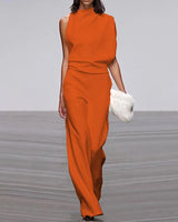 Reyna | Women's Sleeveless Wide Leg Formal Jumpsuit Occasion